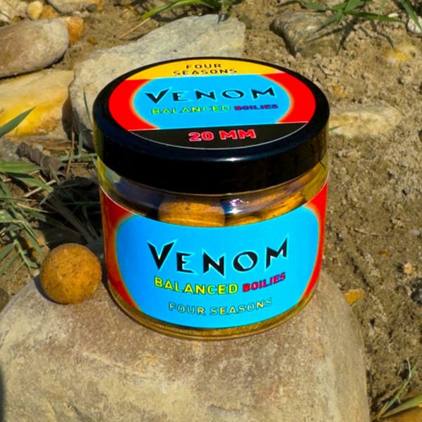 Feedermánia Venom Balanced Boilies Four Seasons 20mm Sinkender Hakenköder