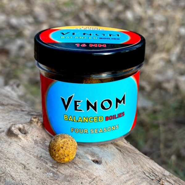 Feedermánia Venom Balanced Boilies Four Seasons 16mm Sinkender Hakenköder 100gr