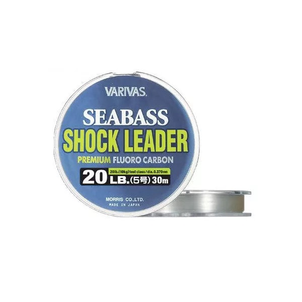 Varivas Sea Bass Shock Leader Fluorocarbon 30m 0,435mm 25lb Fluorocarbon Vorfachschnur
