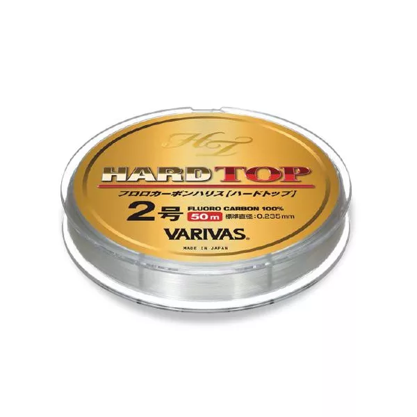 Varivas Hard Top Fluorocarbon Leader 50m 0,218mm 4,0kg Fluorocarbon Vorfachschnur