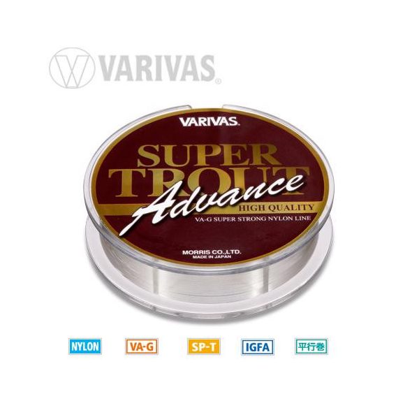 Varivas Super Trout Advance Nylon 100m 0,148mm 4lb Monofile Hauptschnur