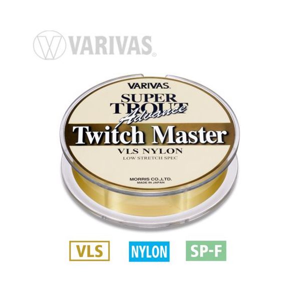 Varivas Super Trout Twitch Master 100m 0,215mm 8lb Gold Monofil Hauptschnur