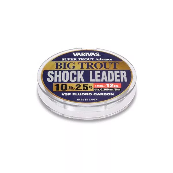 Varivas Big Trout ShockLeader Fluorocarbon VSP 30m 0,218mm 7lb Fluorocarbon Vorfachschnur