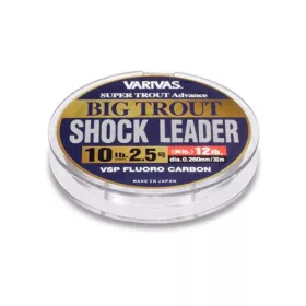   Varivas Big Trout ShockLeader Fluorocarbon VSP 30m 0,330mm 16lb Fluorocarbon Vorfachschnur