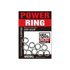   Varivas Avani Ocean Works Power Split Ring 9,0mm 200lb 90kg Sprengring 8Stk.