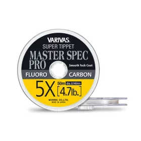   Varivas Super Tippet Master Spec Pro Fluorocarbon 8X 50m 0,090mm 1,8lb Fliegenvorfachschnur