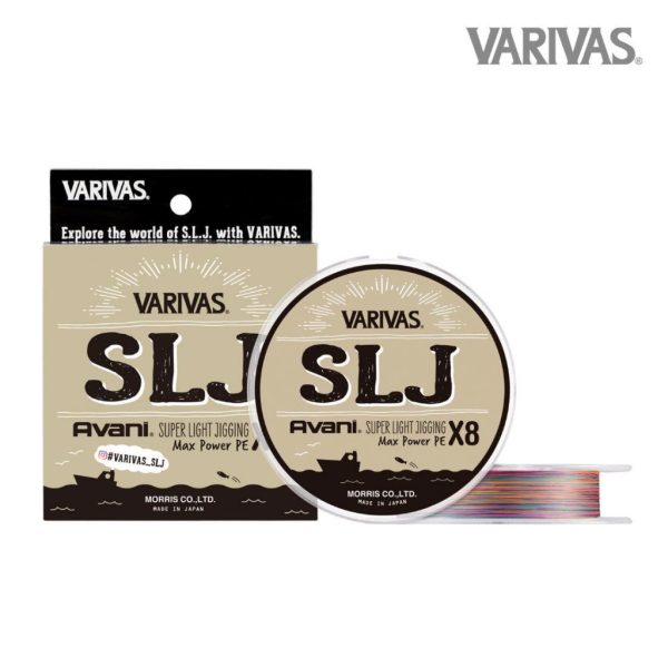 Varivas Avani SLJ Super Light Jigging Max Power PE X8 150m #0,4 10,1lb Geflochtene Hauptschnur