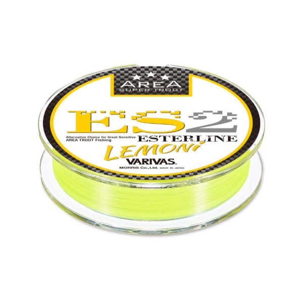 Varivas Super Trout Area ES2 Ester Lemoni 80m 0,082mm 1,42lb Monofile Hauptschnur