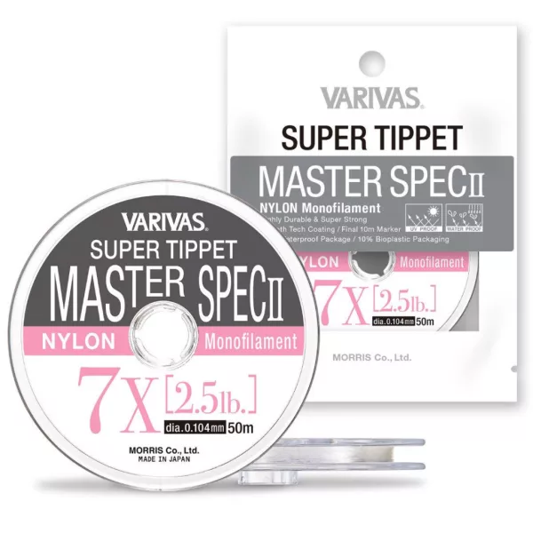 Varivas Super Tippet Master Spec ll Nylon 3X 50m 0,205mm 7,6lb Fliegenvorfachschnur