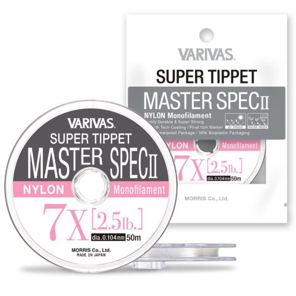 Varivas Super Tippet Master Spec ll Nylon 4X 50m 0,165mm 5,1lb Fliegenvorfach
