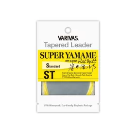   Varivas Vékonyodó Előke Tapered Leader Super Yamame Flat Butt ST 4,57m 0,18mm 5X Flash Yellow Fliegenvorfach