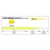 Varivas Vékonyodó Előke Tapered Leader Super Yamame Flat Butt ST 4,57m 0,128mm 6X Flash Yellow Fliegenvorfach