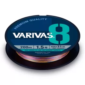   Varivas PE 8 Marking Edition 300m #4,0 0,330mm 61lb Vivid 5 Color Geflochtene Hauptschnur