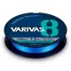 Varivas PE 8 Blue Edition 150m #0,8 0,148mm 16lb Fluo Ocean Blue Geflochtene Hauptschnur