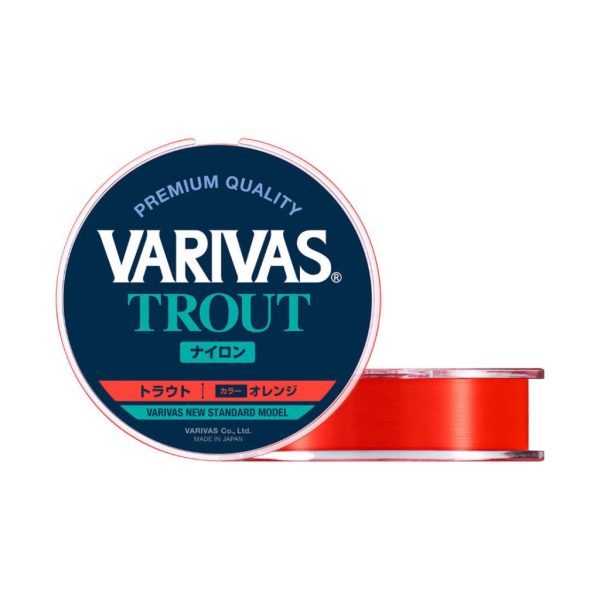 Varivas Trout 100m 0,235mm 8lb Flash Orange Monofil Hauptschnur