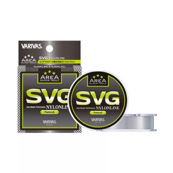 Varivas Super Trout Area SVG 150m 0,138mm 4lb Natural Monofile Hauptschnur