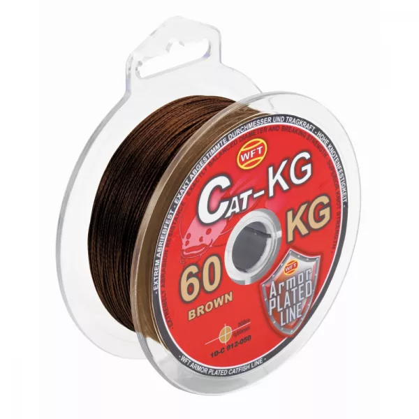 WFT CAT 60KG 300M 0,50 BRAUN SCHNUR - Hauptschnur - Geflochtene Schnur