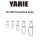 Yarie 552 Crosslock Snap 50lb Karabiner 9 Stk.