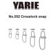 Yarie 552 Crosslock Snap 100lb Karabiner 8 Stk.