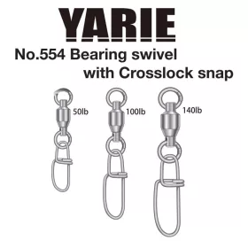 Yarie 554 Crosslock Bearing Swivel 50lb Wirbel 3 Stück