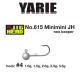 Yarie 615 Mini Neo Keeper 4 2,5gr Jig-Kopf 5 Stück