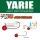 Yarie 645 Ajibaku Red 8 0,85gr Jigkopf 4 Stk.