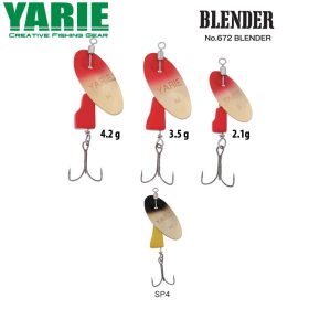 Yarie 672 Blender 3,5gr SP4 Black/Yellow Spinner