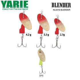 Yarie 672 Blender 3,5gr SP5 Gold/Lemon Spinner