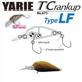   Yarie T-Crankup 675 Type LF 3,5cm 2,6gr C29 Tanba Edamame Wobbler