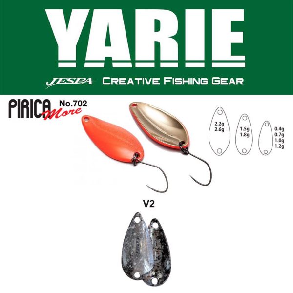 Yarie 702 Pirica More 1,0gr V2 Naive Silver Kanalblinker