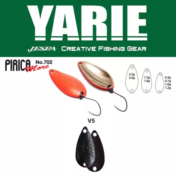 Yarie 702 Pirica More 1,0gr V5 D6 Löffelblinker
