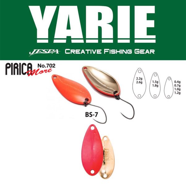 Yarie 702 Pirica More 1,8gr BS-7 Candy Pink Löffelblinker
