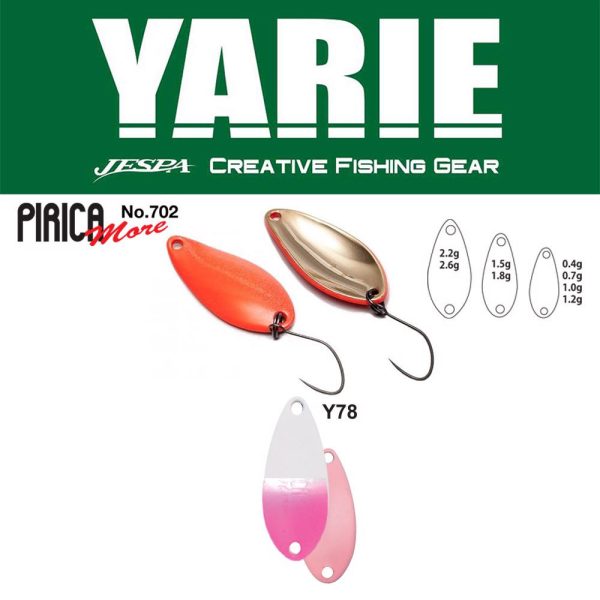 Yarie 702 Pirica More 1,8gr Y78 Shiropino Löffelblinker
