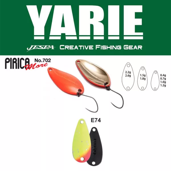 Yarie 702 Pirica More 2,2gr E74 Lemon Squash Blinker