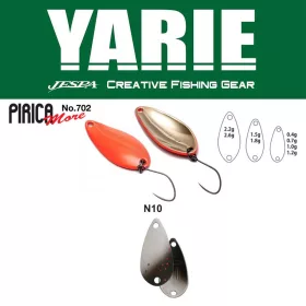 Yarie 702 Pirica More 2,2gr N10 Black Slash Spoon-Blinker