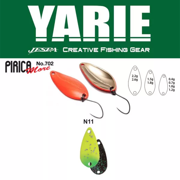 Yarie 702 Pirica More 2,2gr N11 Nanohana Löffelblinker