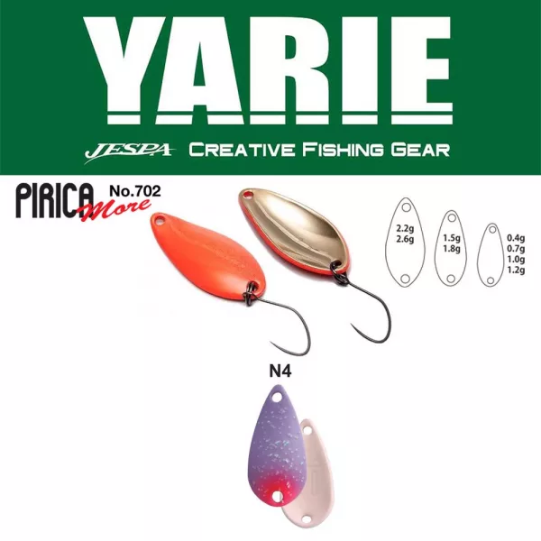 Yarie 702 Pirica More 2,2gr N4 Night Purple Löffelblinker