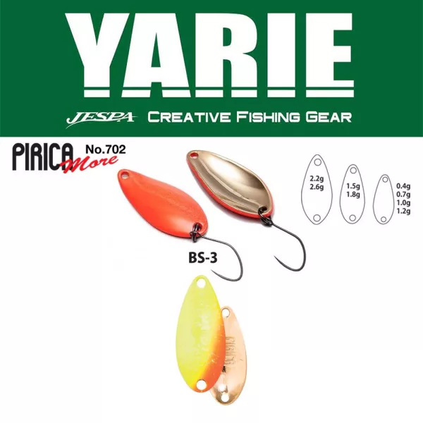 Yarie 702 Pirica More 2,6gr BS-3 First Lemon Löffelblinker