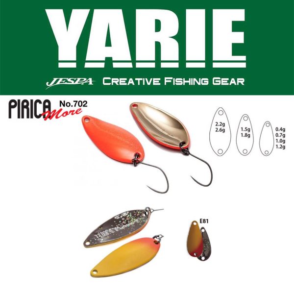 Yarie 702 Pirica More 2,6gr E81 Murasaki Uni Spoon-Wobbler