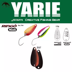 Yarie 704 Ringo Midi 1,8gr E67 Winner Brown Löffelblinker