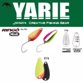 Yarie 704 Ringo Midi 1,8gr E74 Lemon Squash Löffelblinker