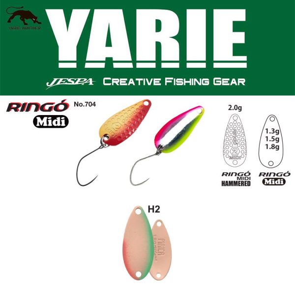 Yarie 704 Ringo Midi 1,8gr H2 Salmon Löffelblinker