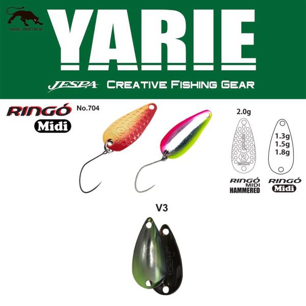 Yarie 704 Ringo Midi 1,8gr V3 Ayu Spoon-Wobbler