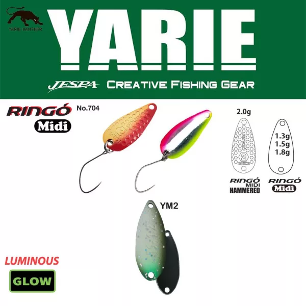 Yarie 704 Ringo Midi 1,8gr YM2 Fruit Melon Löffel-Wobbler