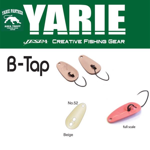 Yarie 705 B-Tap 1,2gr 52 Beige Löffelblinker