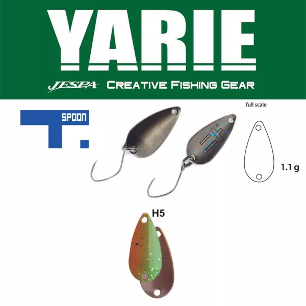 Yarie 706 T-Spoon 1,1gr H5 Thirty Eight Löffelblinker