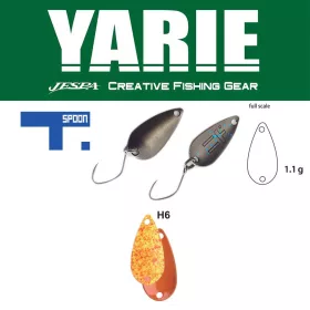 Yarie 706 T-Spoon 1,1gr H6 Daidai Squash Löffelblinker