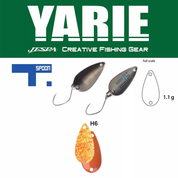 Yarie 706 T-Spoon 1,1gr H6 Daidai Squash Löffelblinker