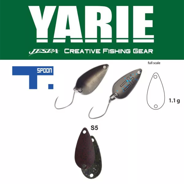 Yarie 706 T-Spoon 1,1gr S5 Keime Light Pellet Löffelblinker