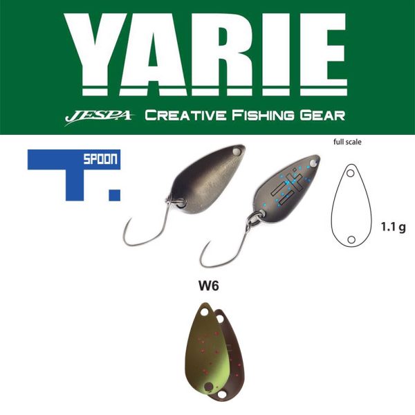 Yarie 706 T-Spoon 1,1gr W6 Euhuesukai Löffelblinker